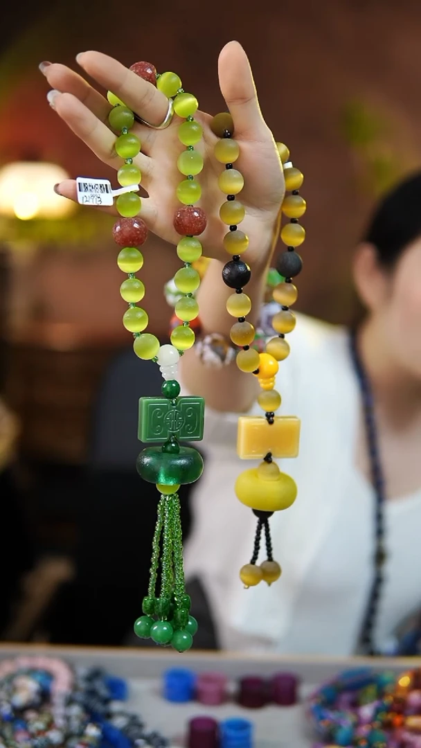 【闪购商品】琉璃项链121914 121913