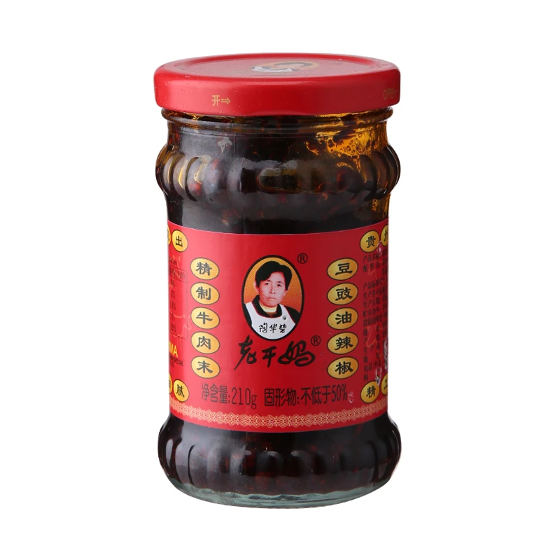 老干妈牛肉末豆豉油辣椒210g