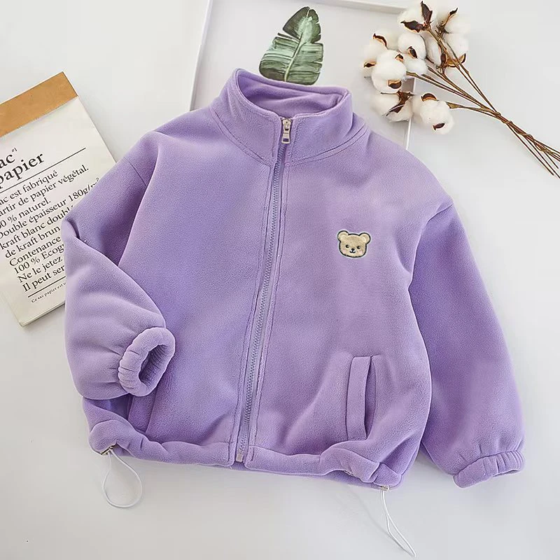 【600克面料奥粒绒】儿童冬季奥粒绒外套校服神器加绒加厚保暖衣