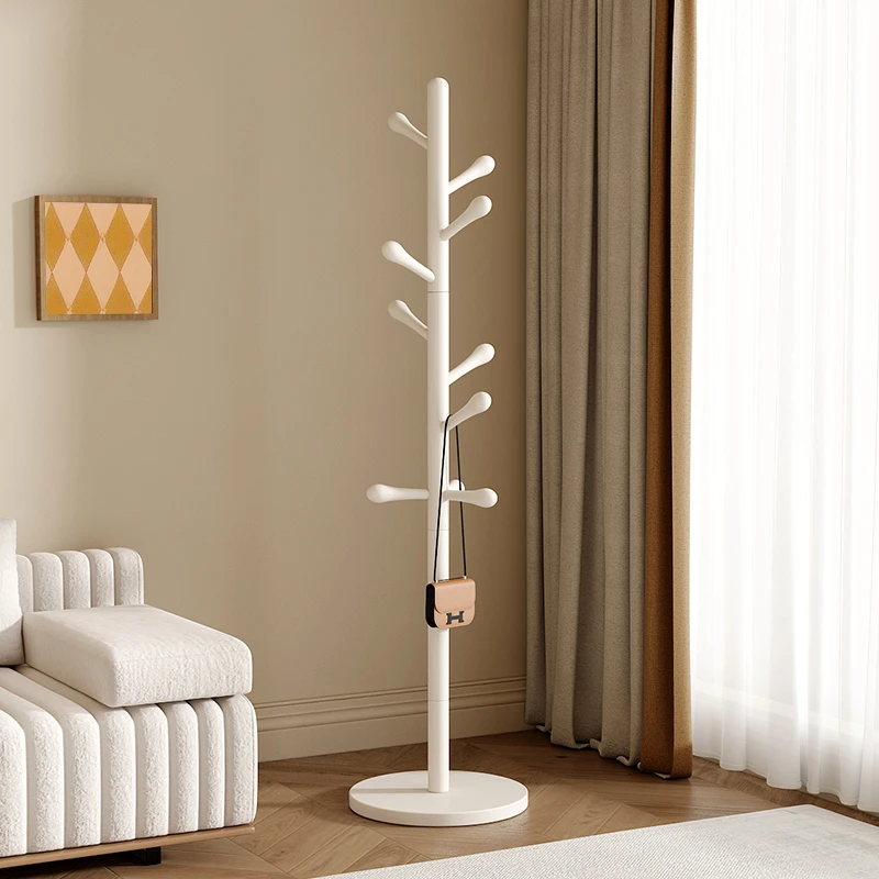 挂包架实木网红衣帽架落地卧室挂衣架家用客厅单杆立式衣服架子