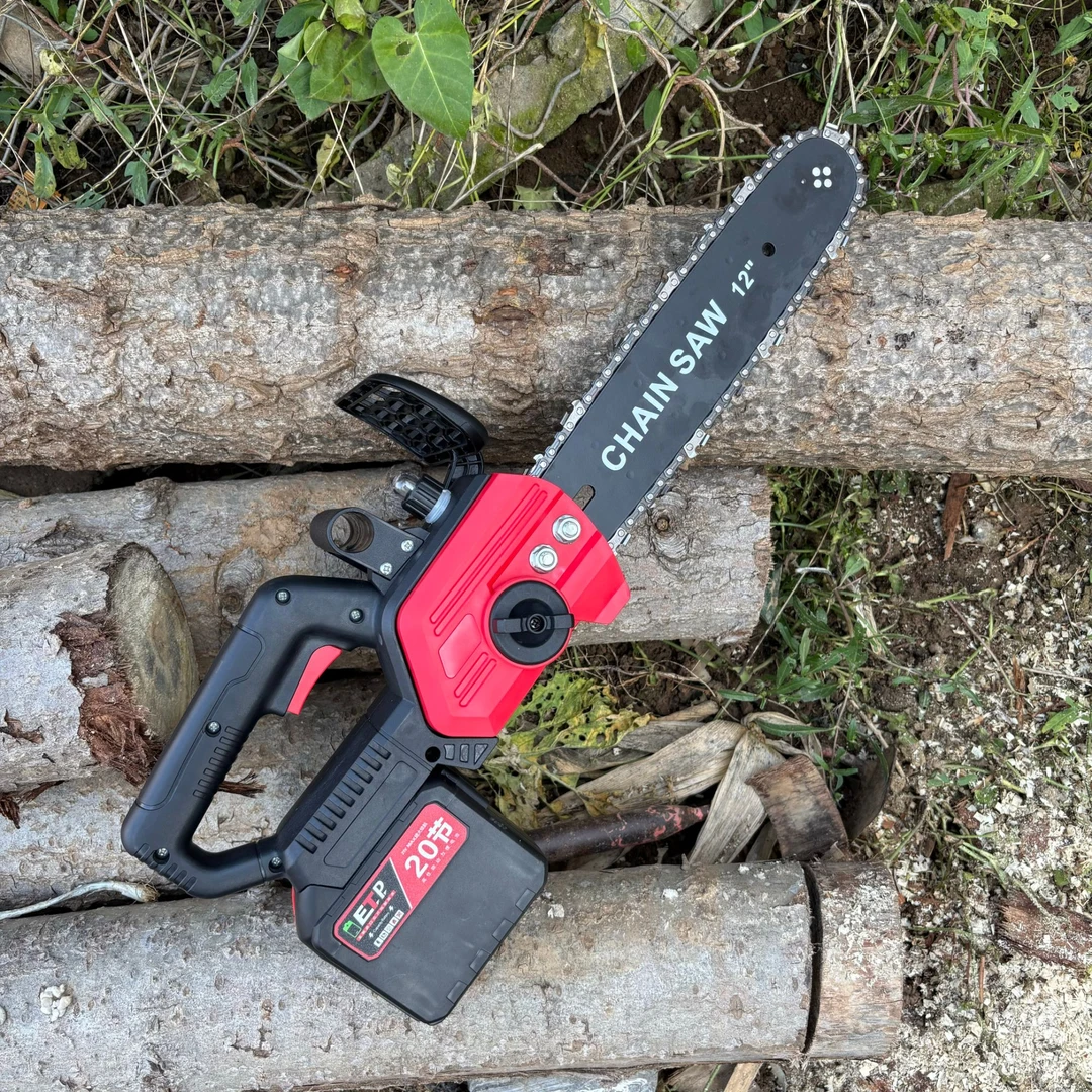 12寸【一块电池】无刷充电式电锯小手持电动锯锂电池锯手电锯伐木锯