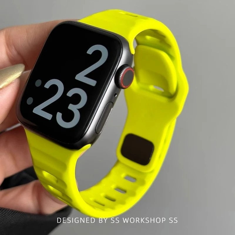 苹果手表表带Apple Watch8尼龙编织腕带iwatch7/6/5男女生高级