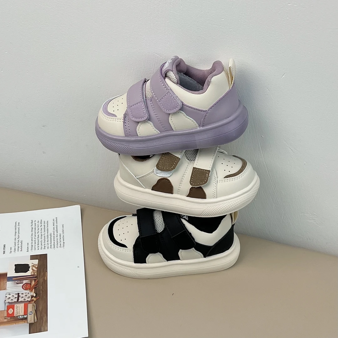 男女童低帮加绒板鞋软底休闲鞋宝宝二棉2023秋冬新款运动鞋2015