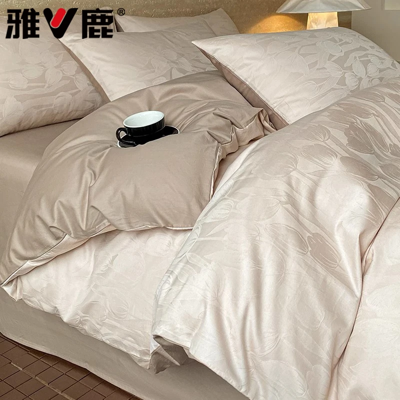 纯棉床上四件套床单被套全棉单双人学生宿舍三件套床上用品棉被罩