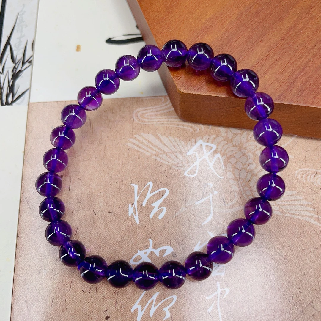 乌拉圭紫水晶手串一串