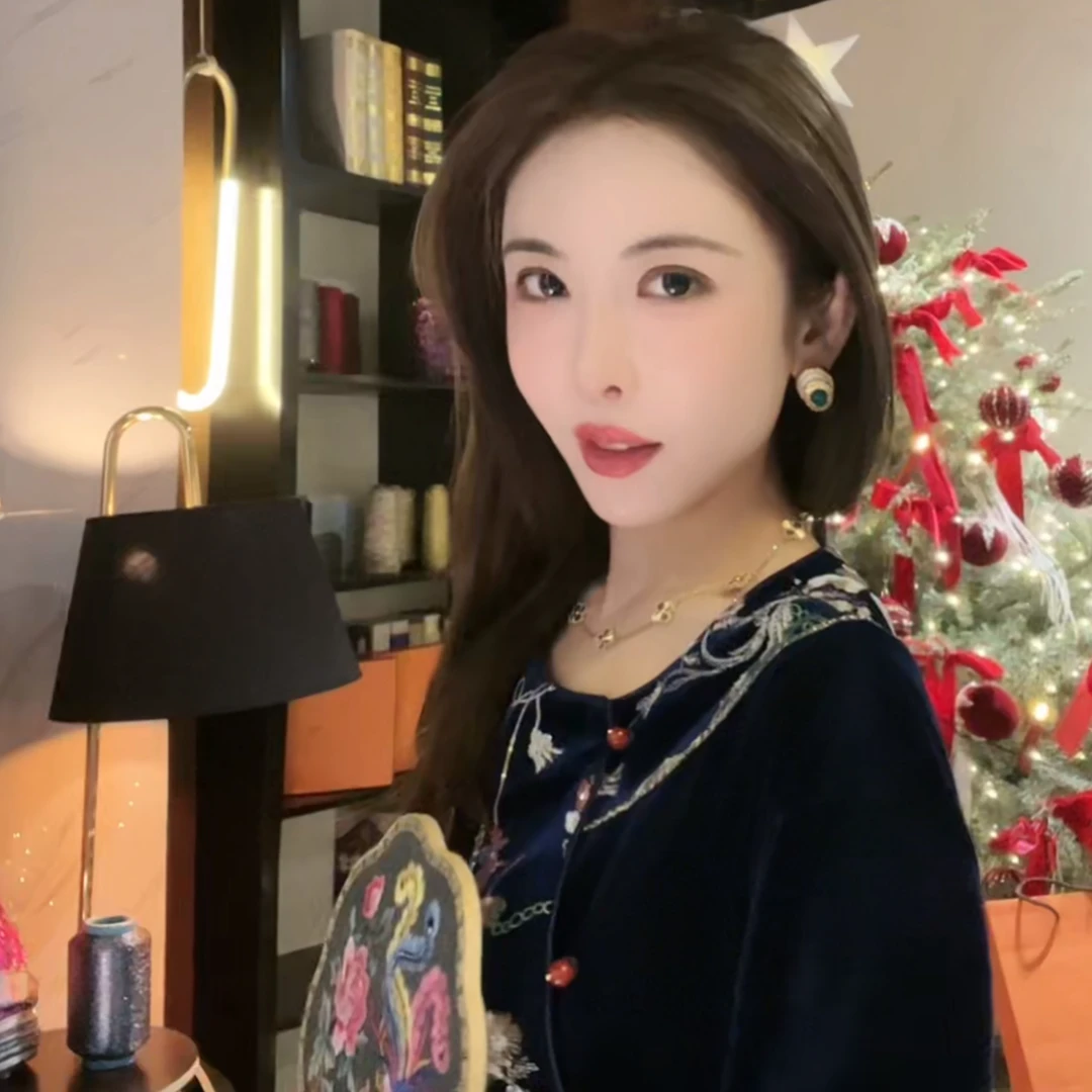 BABY ANNE【风华绝代】丝绒绣花珠片绣-净版上衣/半裙-PD233049