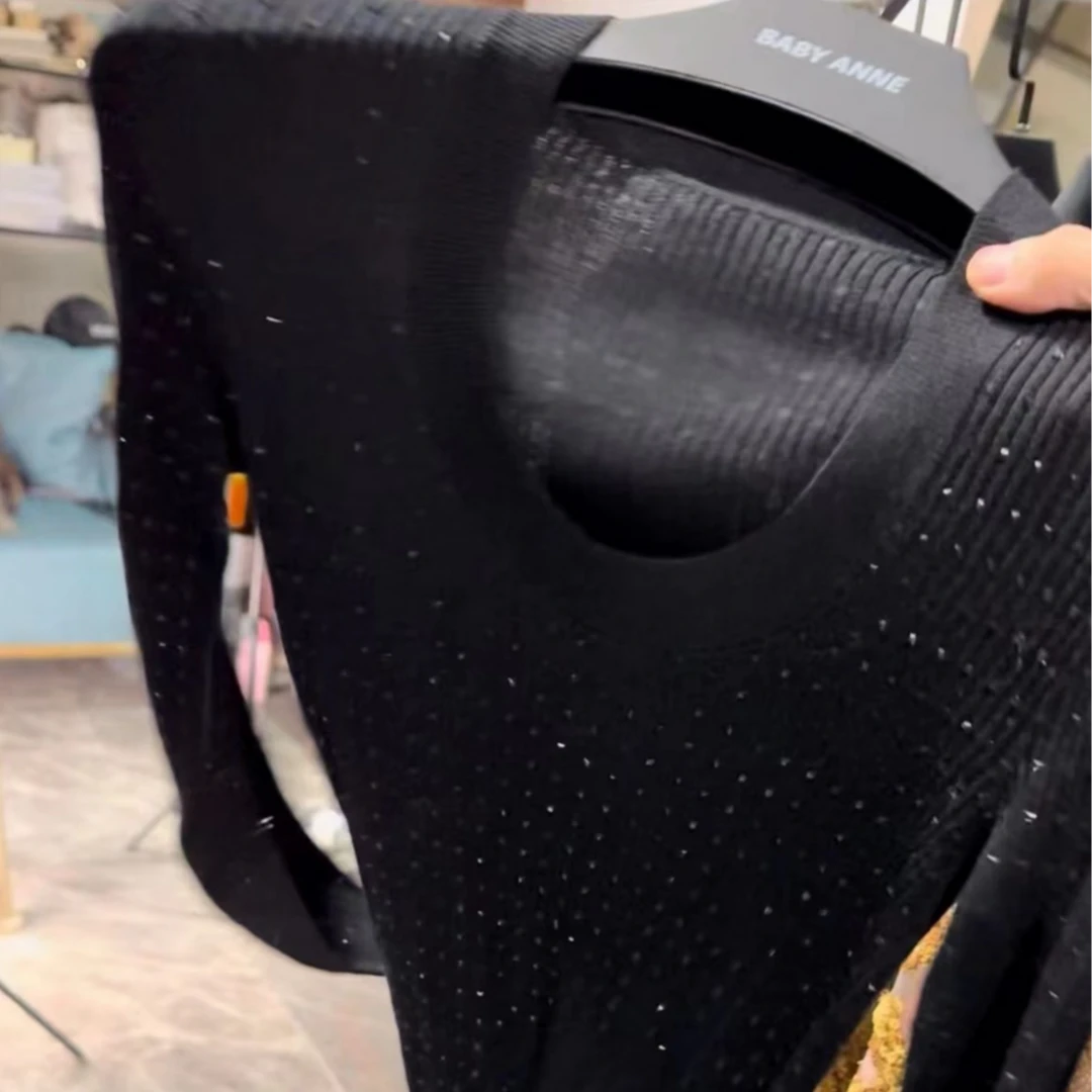 BABY ANNE时尚百搭闪钻打底衫kqH234001