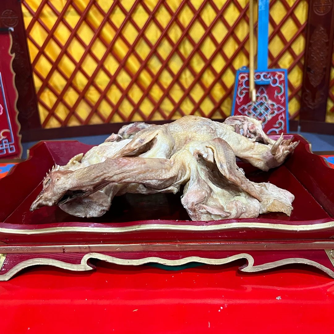 鄂尔多斯草原风干鸡肉牧区自然风干牧区特产