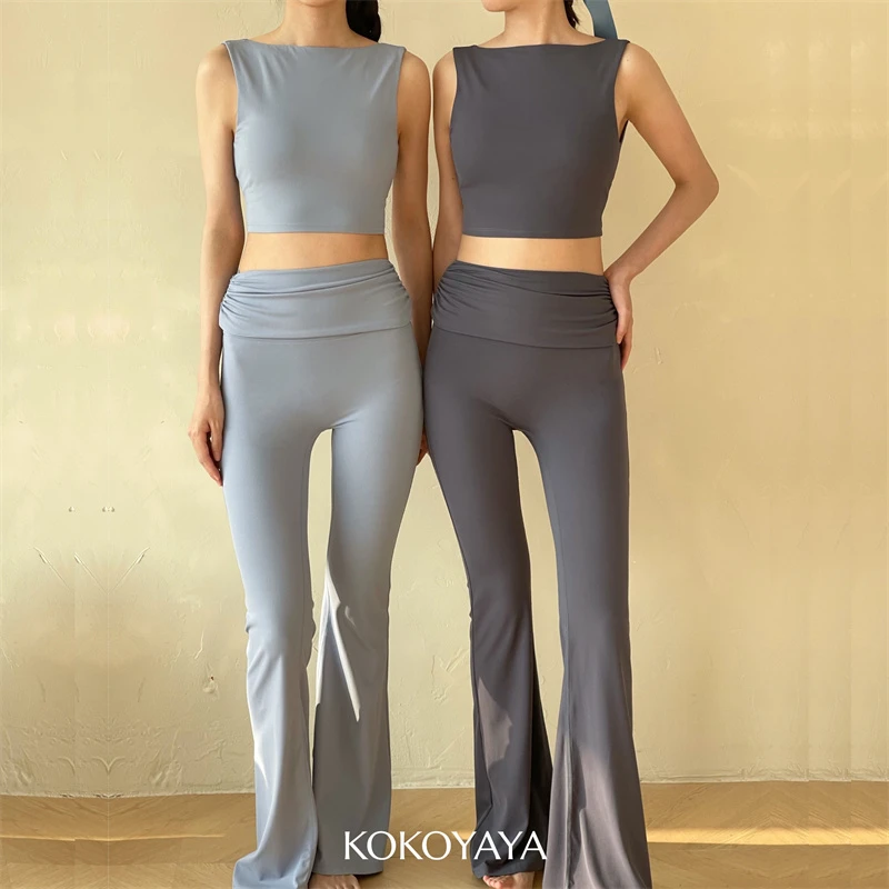 kokoyaya 健身裤女高腰提臀无痕外穿长裤夏季健身房专用瑜伽裤女