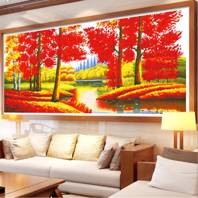 金玉满堂红十字绣[自己绣，不是成品]625