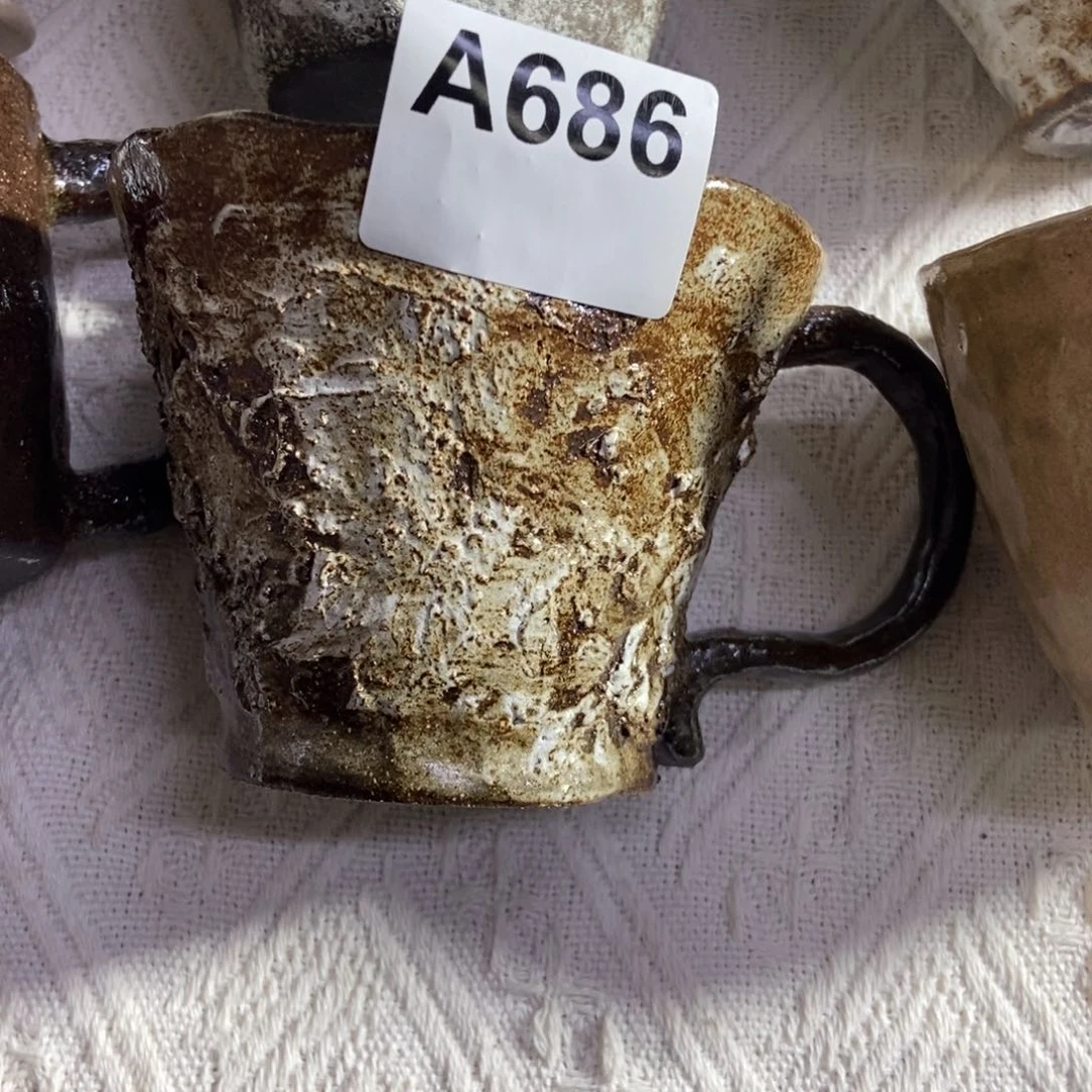 陶瓷手捏手握咖啡杯微瑕款