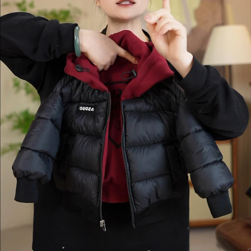 【双面穿】K503男女童2024冬款外套冬款外套棉服厚实两面穿棉袄