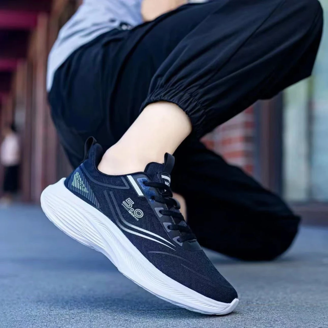 秋季时尚百搭软底运动鞋潮流防滑网鞋透气轻便耐磨女鞋休闲跑步鞋