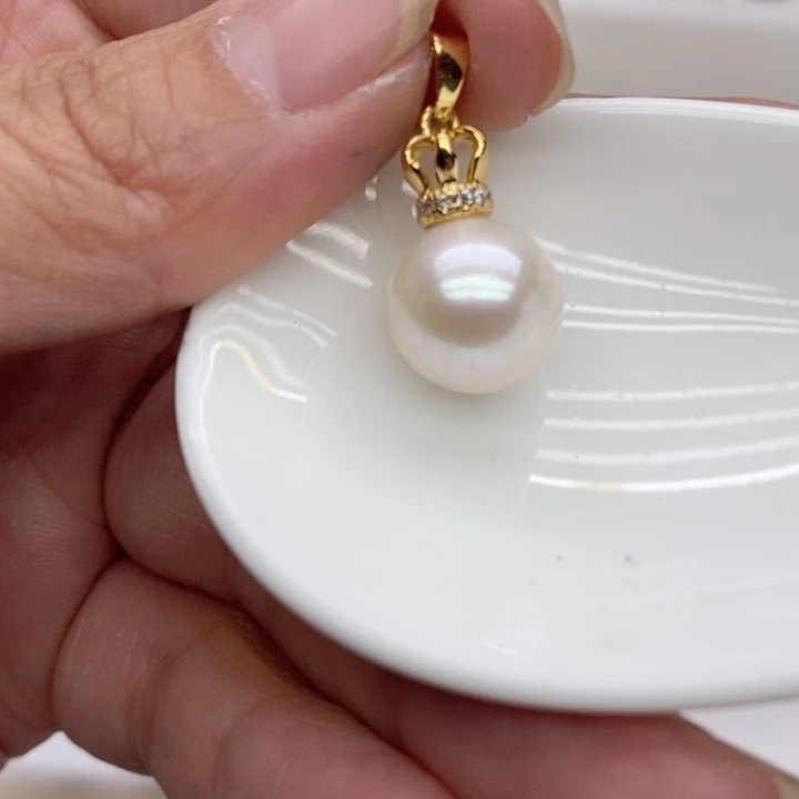 淡水珍珠吊坠(不含链)未镶嵌