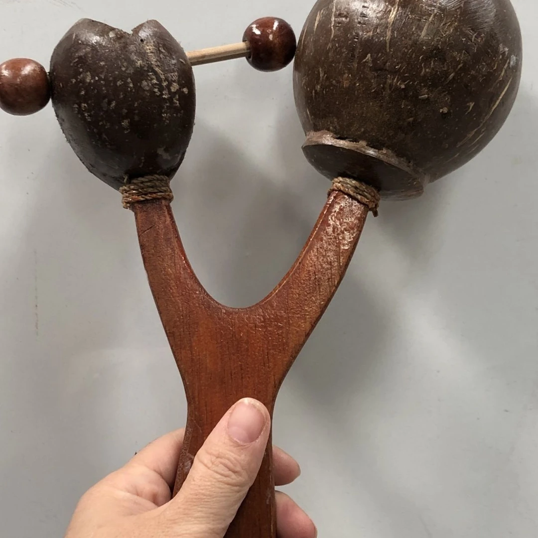 沙锤  手工椰壳沙锤