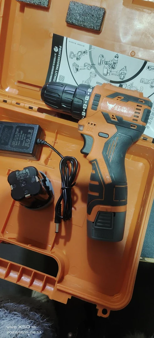 工业级充电钻锂电冲击钻大功率手电钻家用多功能电动螺丝刀电钻