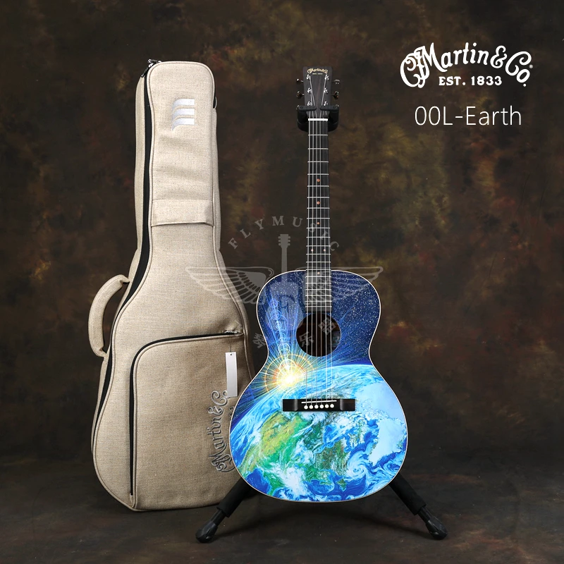 马丁吉他Martin 00L-Earth 地球 蓝鲸美产全单民谣木吉他