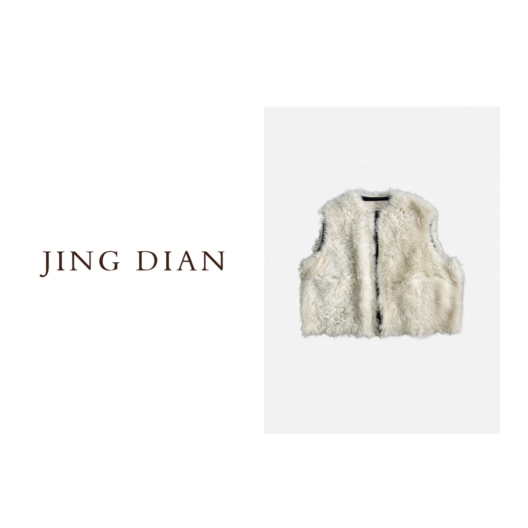 【JD】定制款米白色托卡马甲