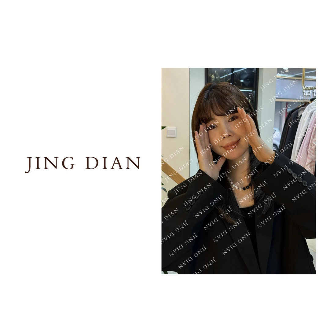 铜玻璃项链 【JD】设计款AB黑白圆珠项链