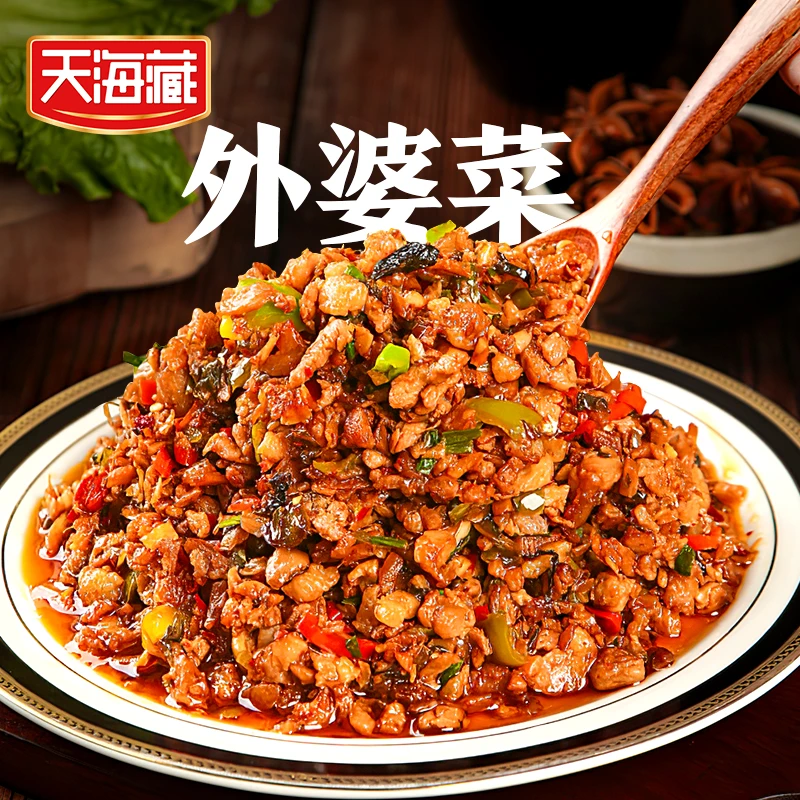 天海藏下饭外婆菜180g/袋口感爽脆油润不腻