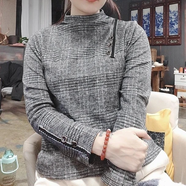 冬款小香风打底衫百搭