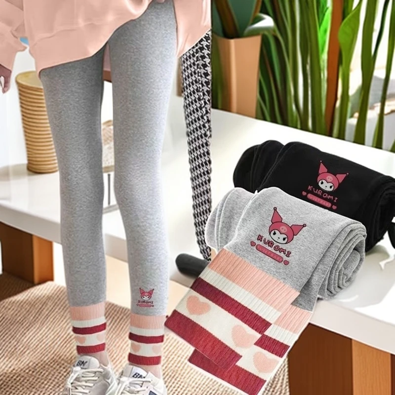 【靓妈萌宝】新款打底裤秋季洋气底裤修身外穿裤子6-10岁女童打底裤