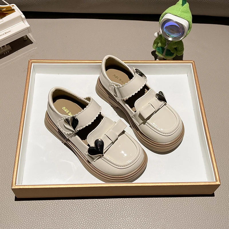 女童小皮鞋2024春季新款时尚单鞋儿童舒适平底鞋软底英伦风公主鞋