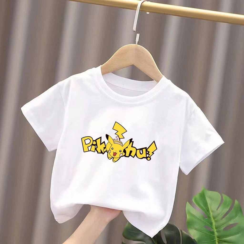 【多款可选】100%纯棉白色儿童短袖T恤夏季新款男女童洋气半袖上衣T