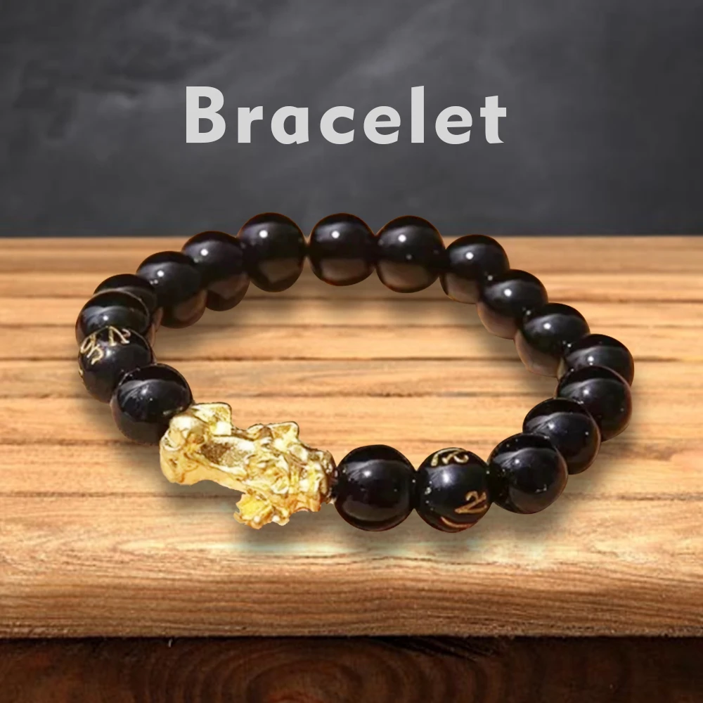 时尚精美黑色貔貅桌面创意饰品