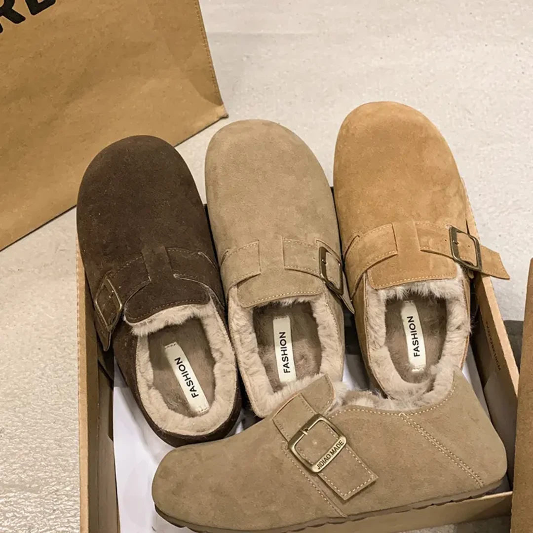 软底软面厚底勃肯鞋女2024新款休闲外穿博肯休闲女鞋P7809