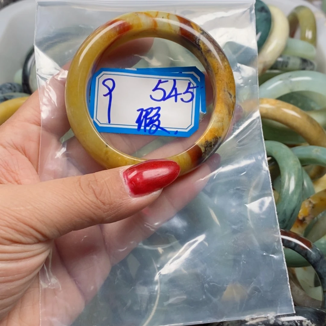 【闪购商品】蛇纹石玉手镯未镶嵌湘**