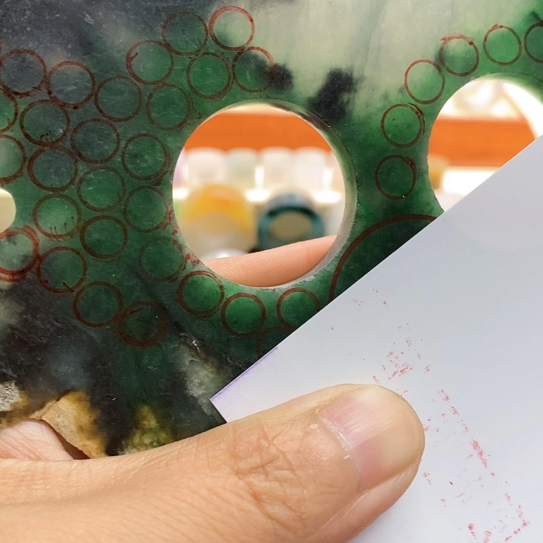 定制翡翠未镶嵌五*堇翡翠