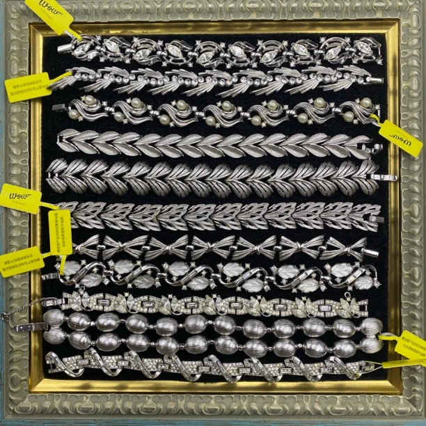 合金手链 LL 中古vintage 翠法丽Trifari手链