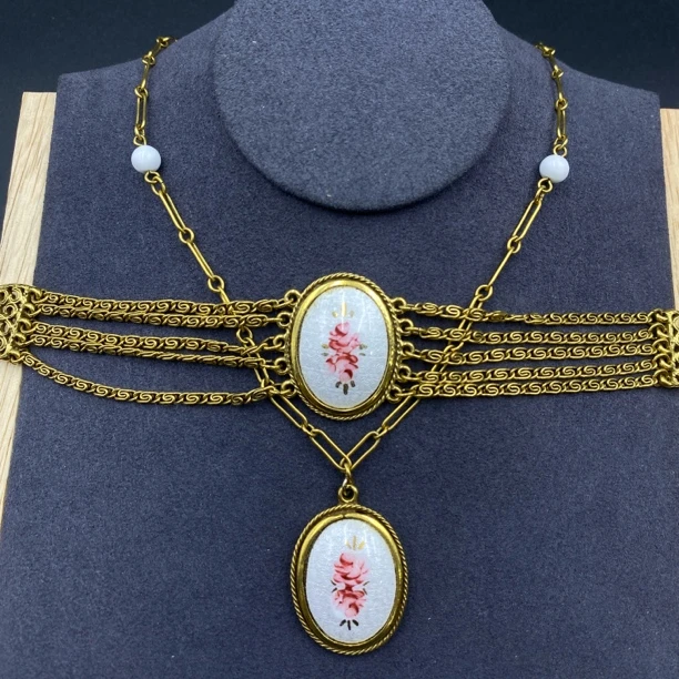 合金项链 LL 合集首饰复古godette套装