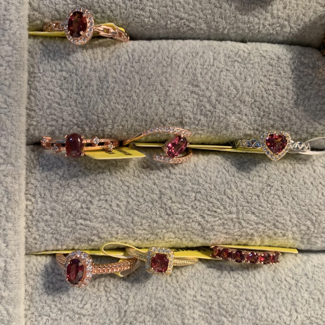 LL合集首饰复红色戒指多样随机发一