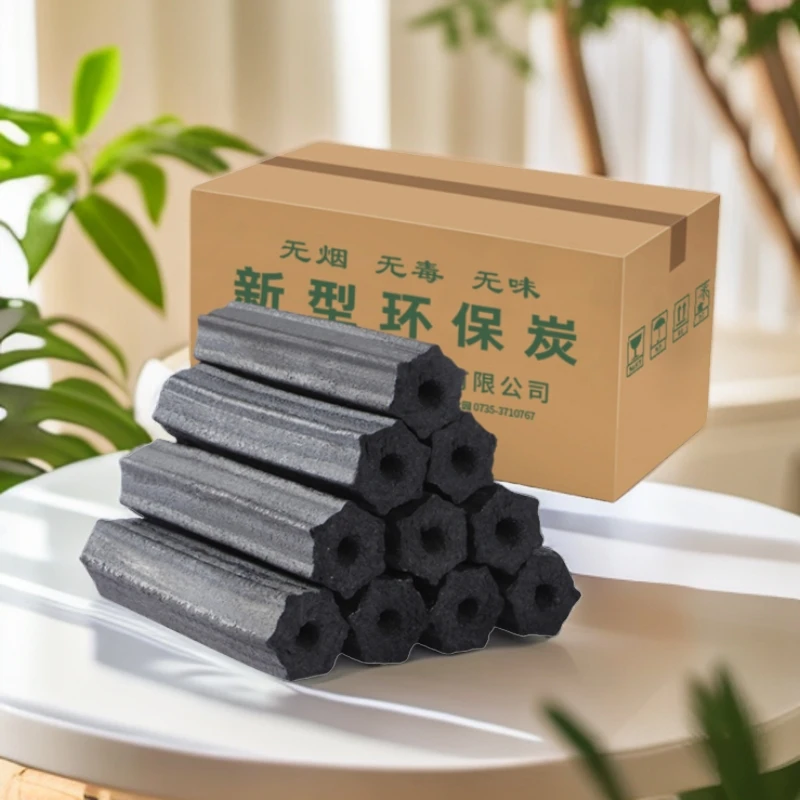 无毒无烟无味持续耐烧燃炭户外烧烤炭竹炭厂家批发商用燃烧烧烤炭