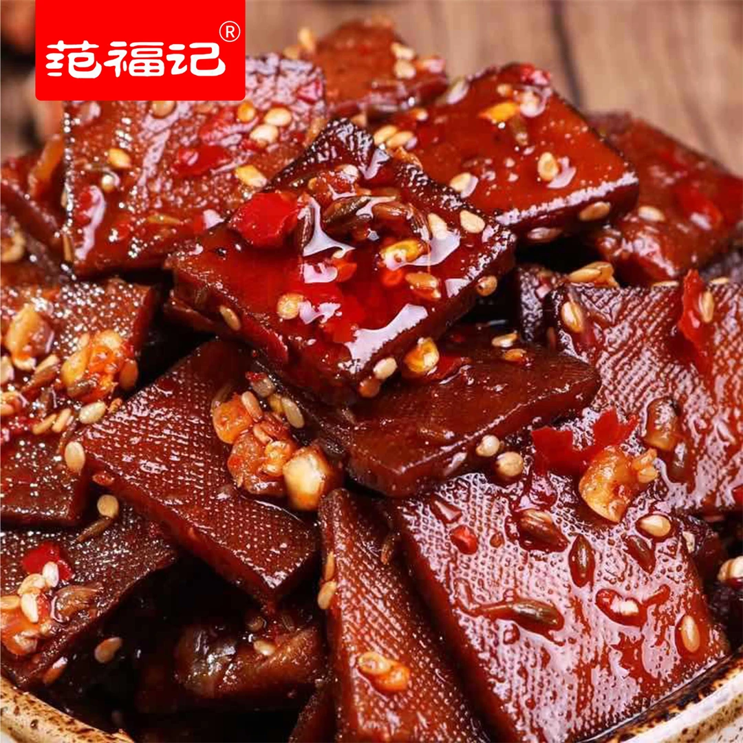 湖南特产范福记豆干平江酱干香辣豆腐干香干网红休闲零食解馋食品