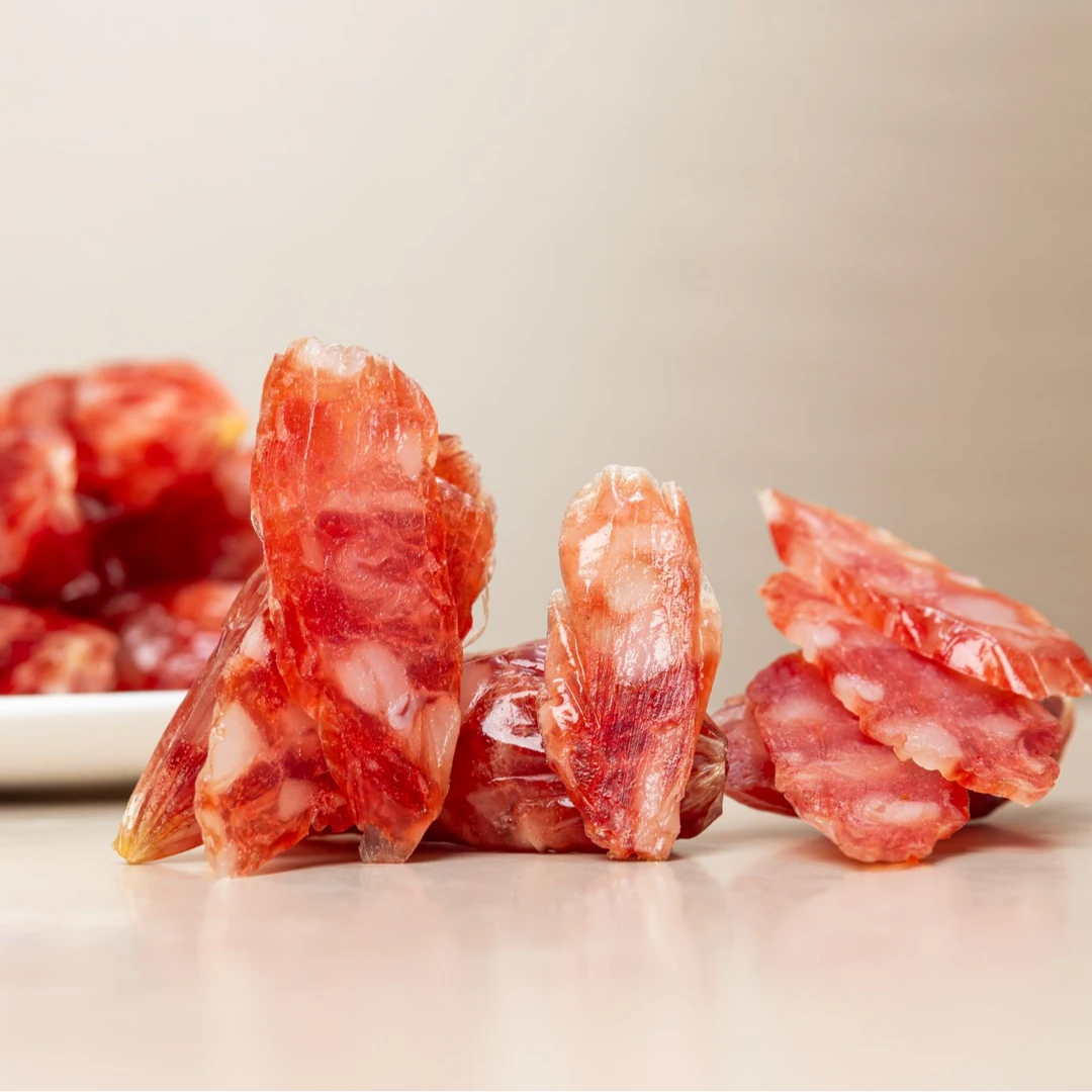 珍珠腊肠 脆皮爆汁传统广式腊肠精选猪肉