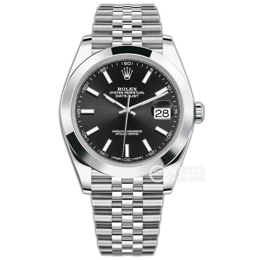 未使用 Rolex/劳力士 25年/日志/126300/黑盘夜光刻度/41表径