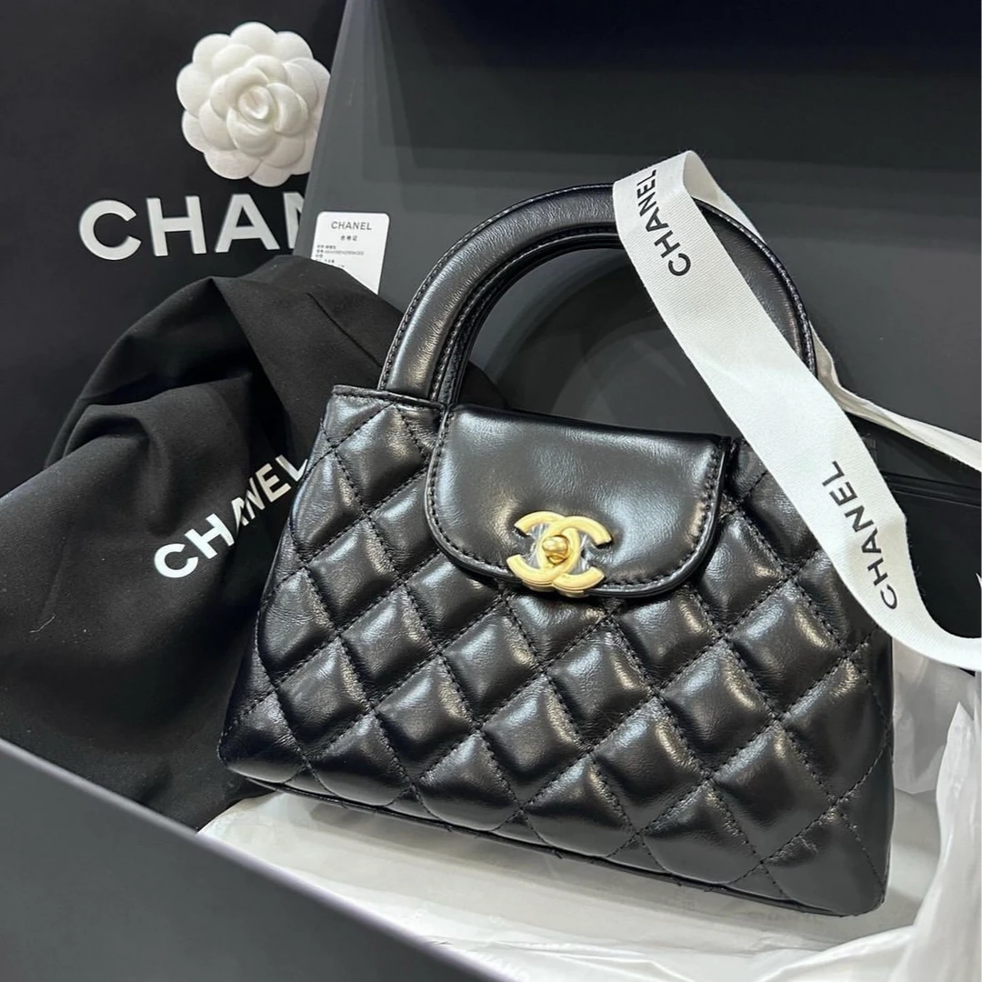 全新未使用 Chanel/香奈儿 25c 芯片款大全套kelly黑金 近期票