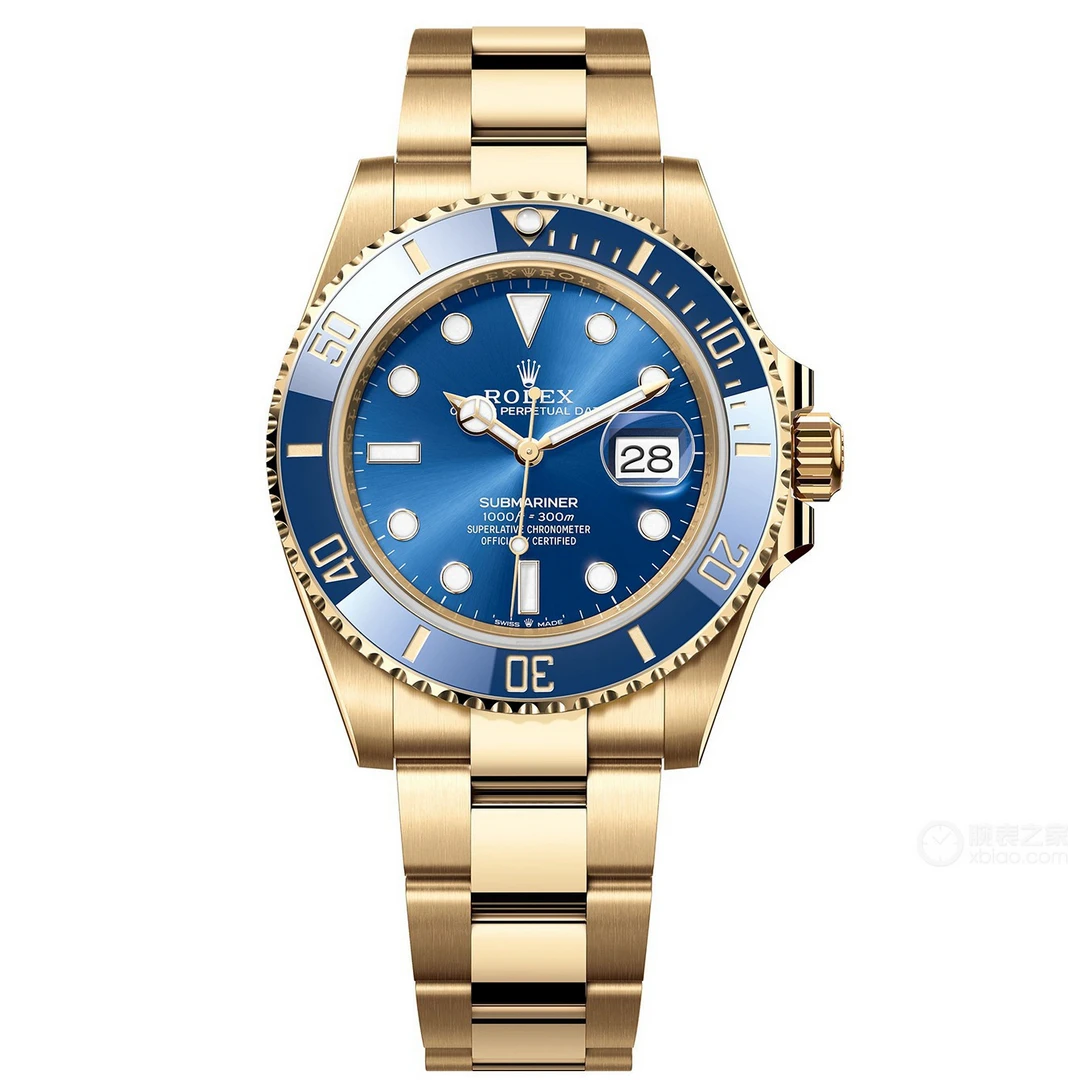 99新 Rolex/劳力士 23年全套/潜航者/126618/全金蓝/41表径名表