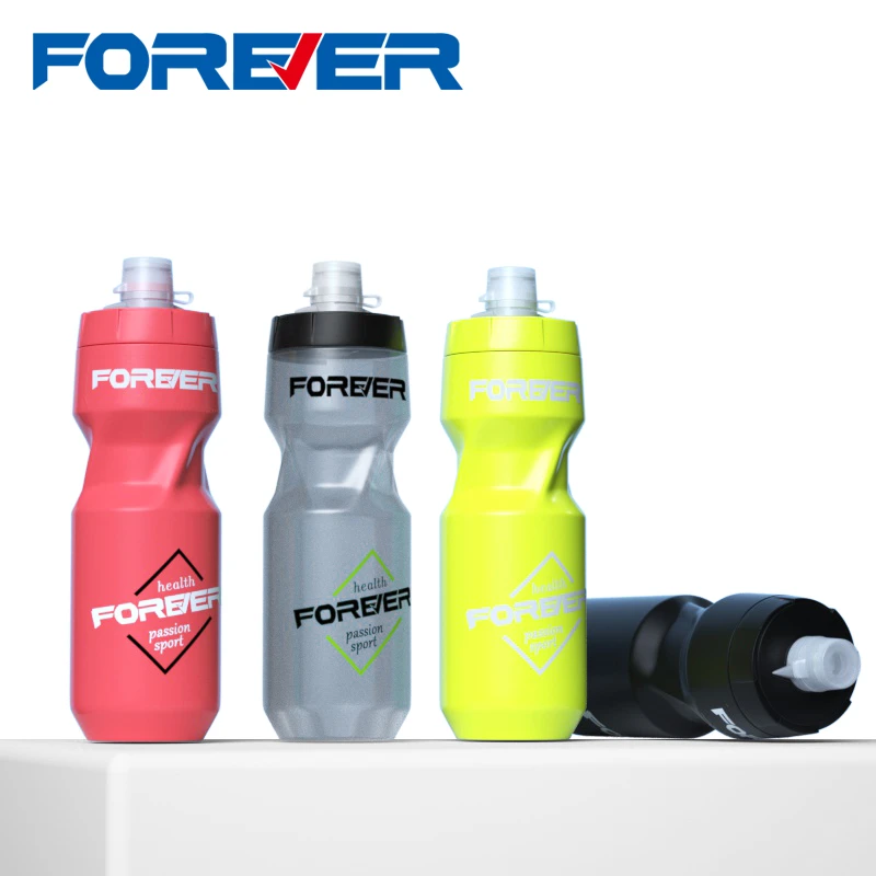 FOREVER/永久自行车水壶水杯户外骑行水壶便捷健身运动挤压容量