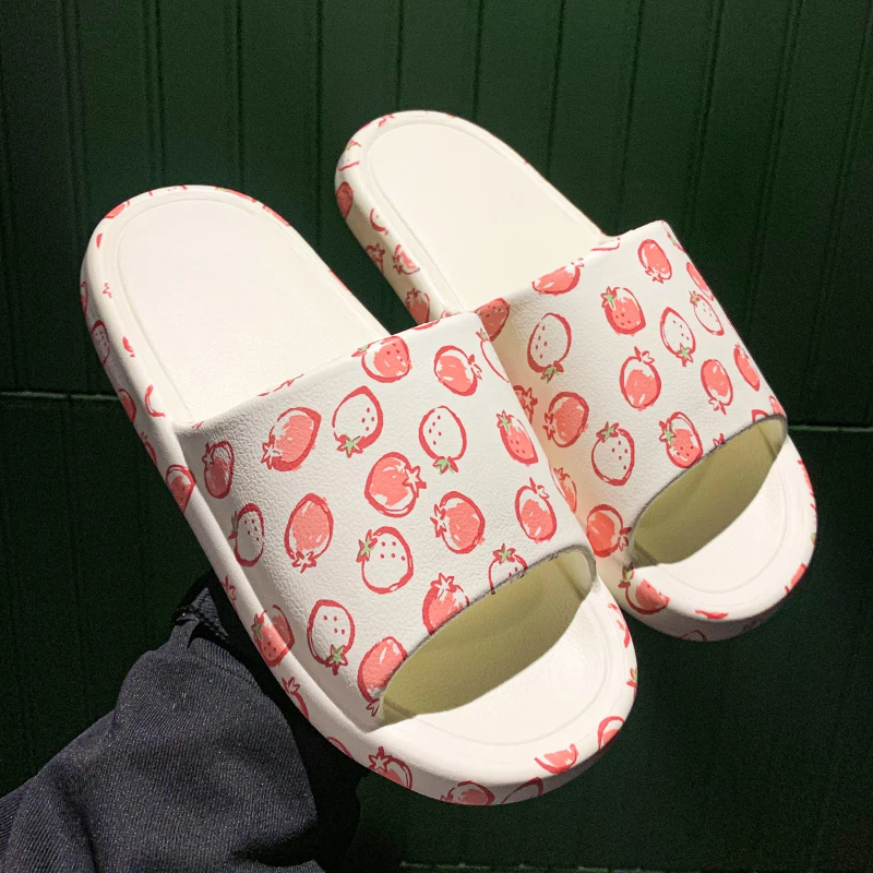 路拉迪路拉迪夏季防滑凉拖鞋女可爱居家浴室情侣外穿卡通拖鞋男