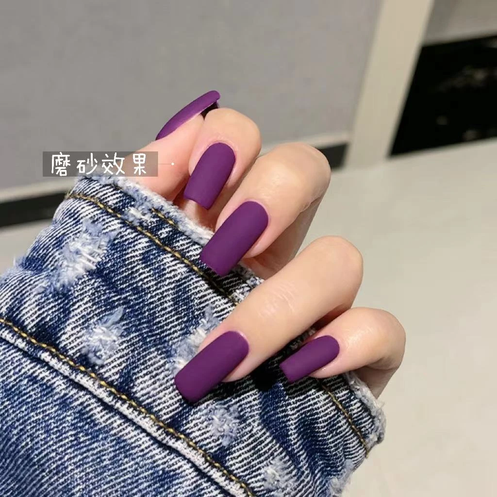 思思-黑加仑葡萄紫甲油胶 彩糖01号（单色）（需要照灯）