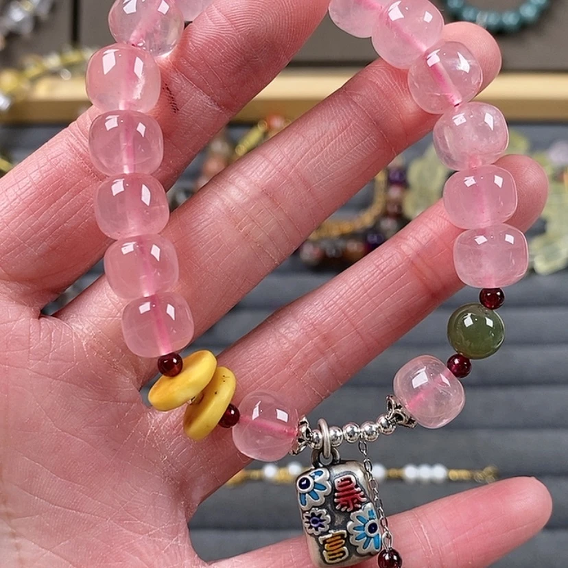 【闪购商品】烟晶手链银S925镶嵌g 613