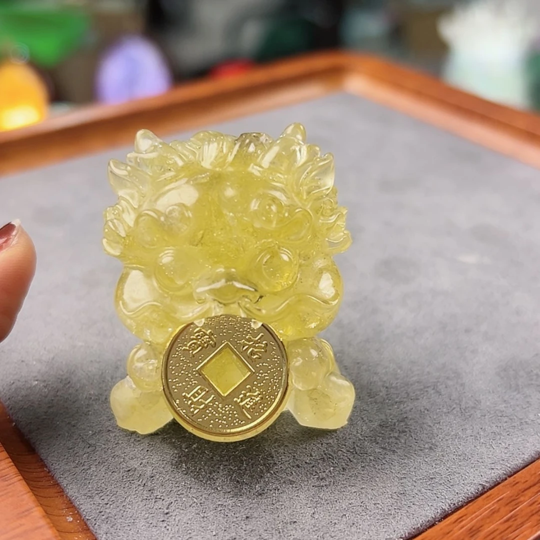 【闪购商品】水晶大型摆件（非配饰）未镶嵌黄吞金兽
