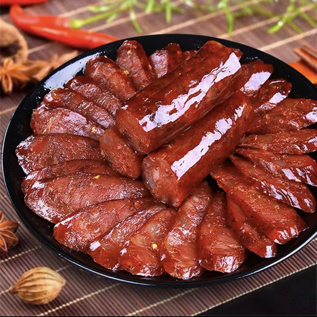 直播福利【农家烟熏香肠】正宗柏树丫品质传统烟熏腊肠五香麻辣灌肠