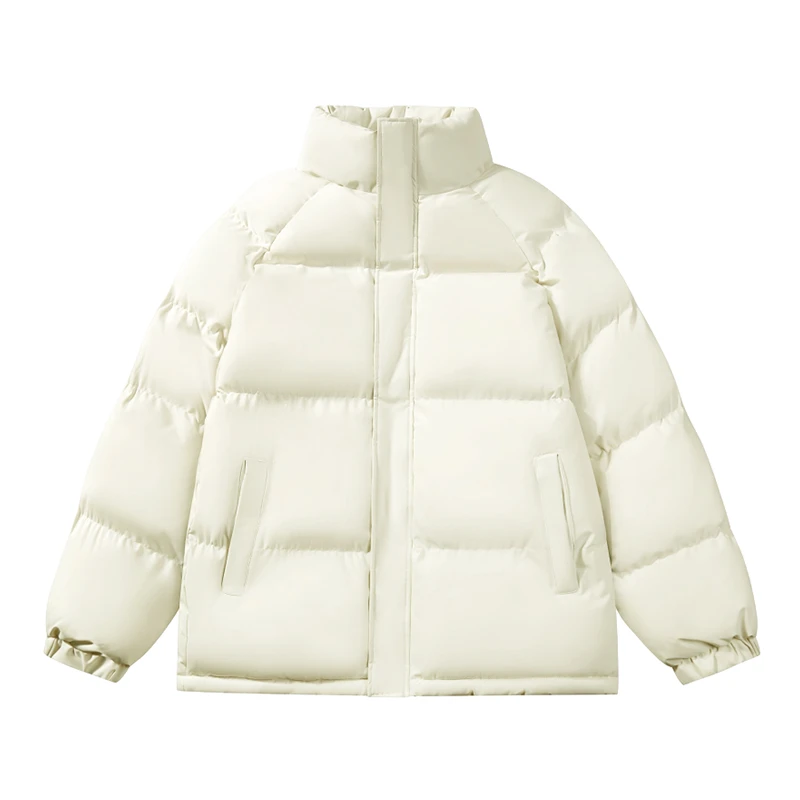 立领棉服五防男女同款冬季加厚棉衣面包服宽松外套