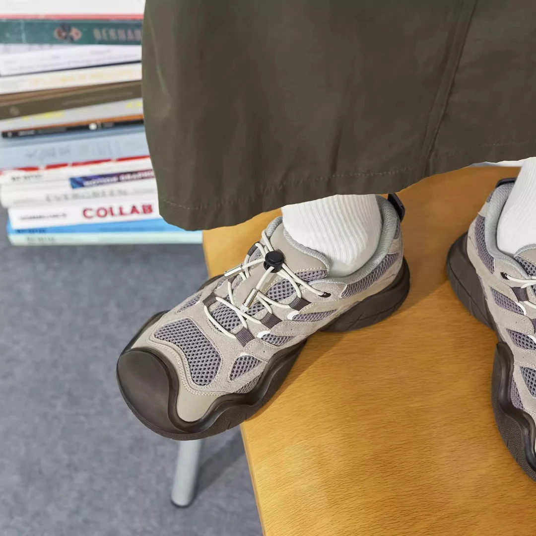 MASOOMAKE玛速主义 复古休闲鞋厚底设计丑萌鞋女百搭单鞋老爹鞋
