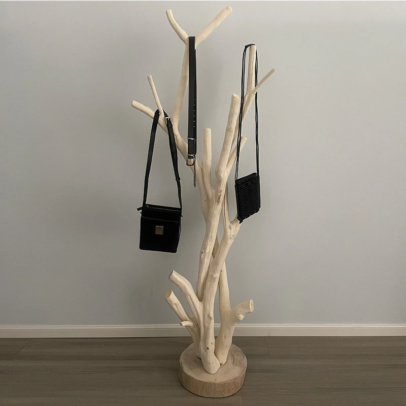 挂衣架衣帽架落地架子收纳架包架衣服架挂包置物架北欧简约玄关